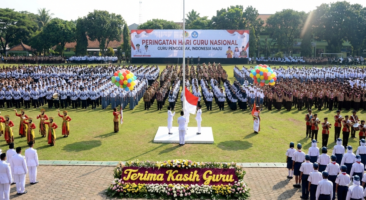 Upacara Peringatan Hari Guru Nasional